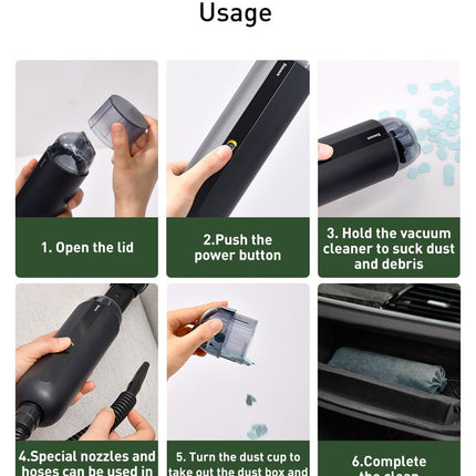 Rechargeable Wireless Quick Car Vacuum Cleaner
