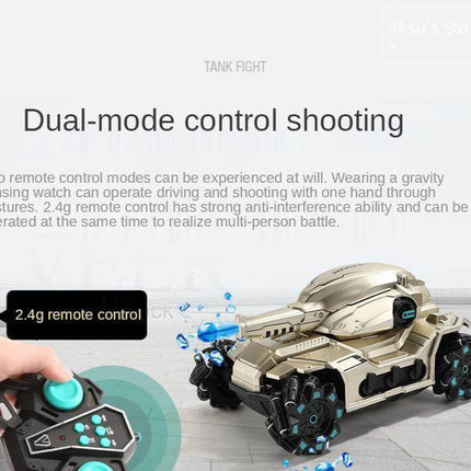 Gesture Sensing Water Spraying Tank