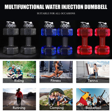 2.2L Creative Water Dumbbell Bottle