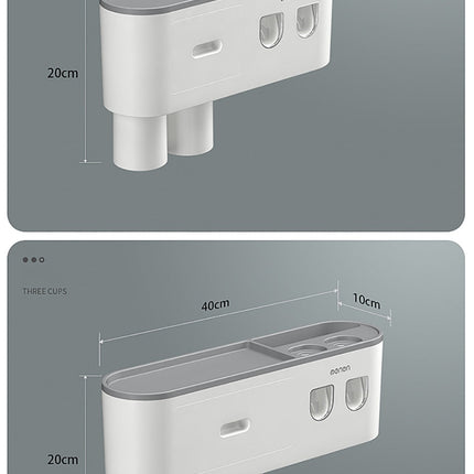 Automatic Toothpaste Squeezer Bathroom Storage Rack