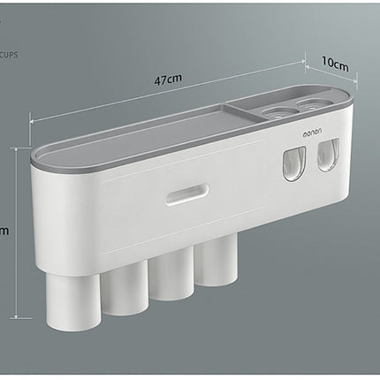 Automatic Toothpaste Squeezer Bathroom Storage Rack