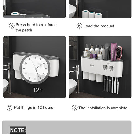 Automatic Toothpaste Squeezer Bathroom Storage Rack
