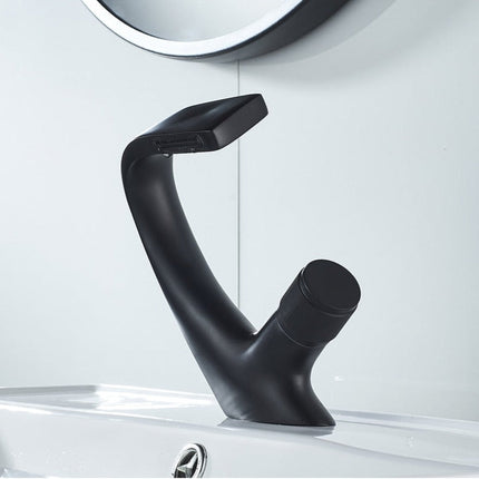 Creative Chrome Waterfall Elegant Faucet