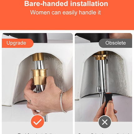 Creative Chrome Waterfall Elegant Faucet