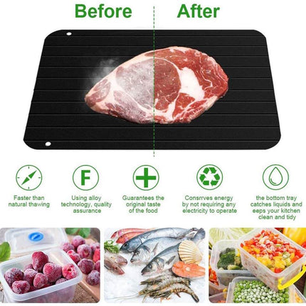Defrosting Meat Tray without Electricity