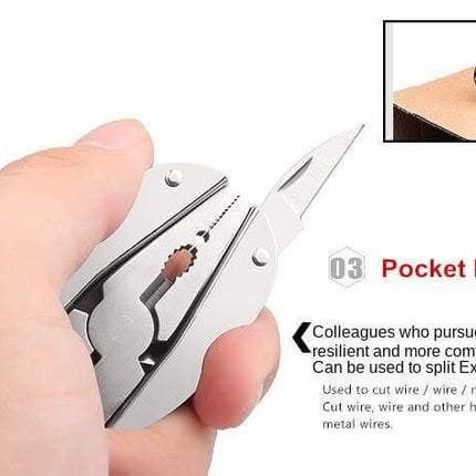 6in1 Foldable Travel Camping Keychain Tool Kit