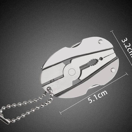 6in1 Foldable Travel Camping Keychain Tool Kit