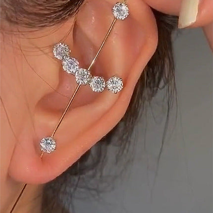 Crystal Vintage Long Wrap Earrings