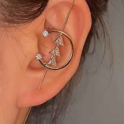 Crystal Vintage Long Wrap Earrings