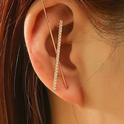Crystal Vintage Long Wrap Earrings