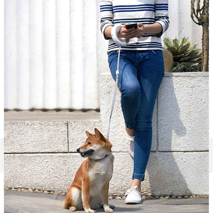 UFO Retractable Rechargeable LED Pet Leash