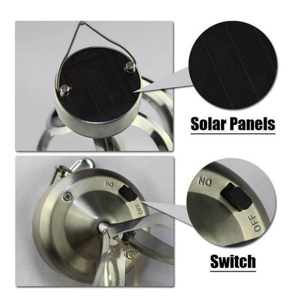 7-Colour Solar Changing LED Wind Chimes Light