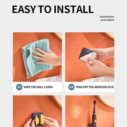 Wall Mounted Gravity Sensor Toothbrush Holder