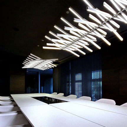 Modern LED Chandelier Industrial Acrylic Lamp