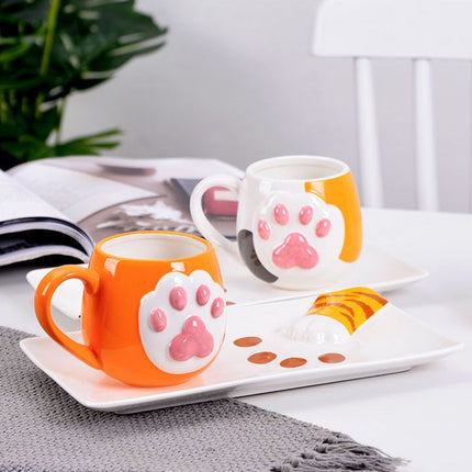 Cute Cat Paw Ceramic Coffee Mug