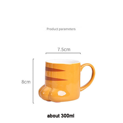 Cute Cat Paw Ceramic Coffee Mug