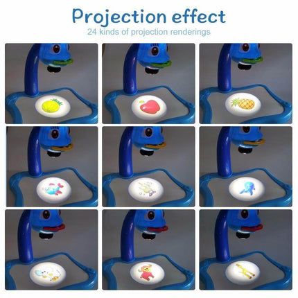 Educational Kids Art Drawing Projector Table