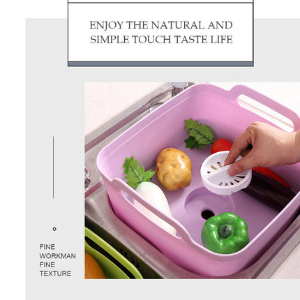 Portable Large Vegetable Washer Drain Basket