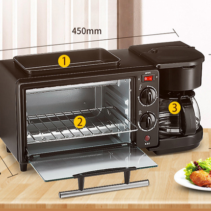 3in1 Multifunctional Breakfast Maker Oven