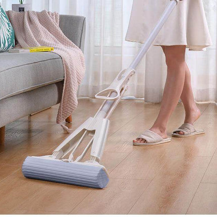 Double-Fold Automatic Easy Squeeze Mop