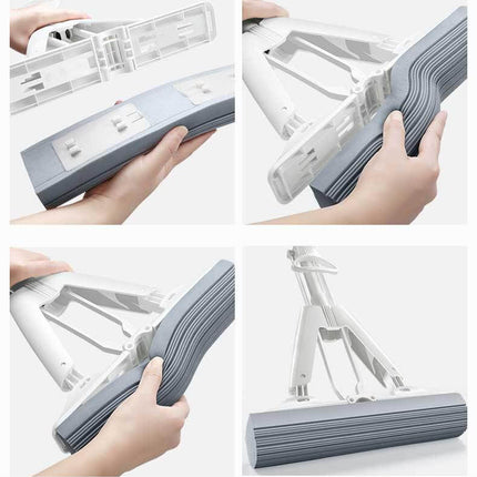 Double-Fold Automatic Easy Squeeze Mop