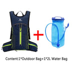 DBlue with water bag