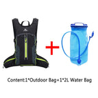 Green with water bag