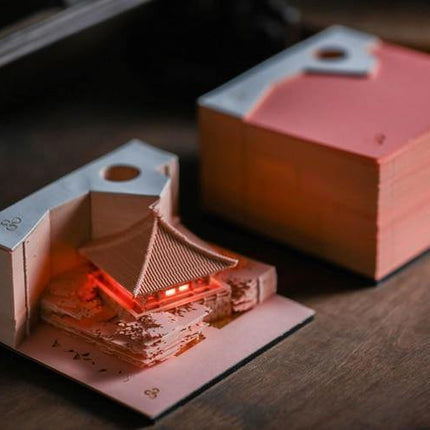 Creative 3D Ancient Architectural Creative Paper