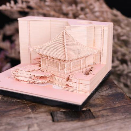 Creative 3D Ancient Architectural Creative Paper