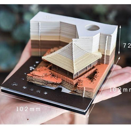 Creative 3D Ancient Architectural Creative Paper