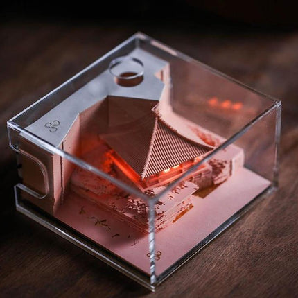 Creative 3D Ancient Architectural Creative Paper