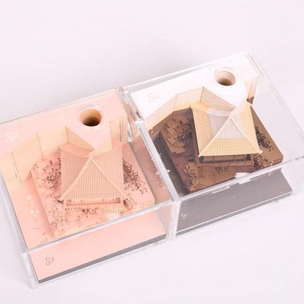 Creative 3D Ancient Architectural Creative Paper