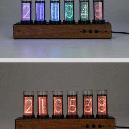 Vintage RGB Digital Tube Table Clock