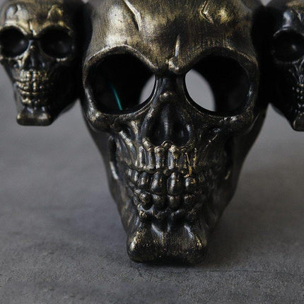 Led Candle Scary Halloween Skull Head Lamp