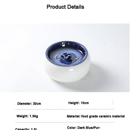 Automatic Ceramic Smart Pet Water Fountain