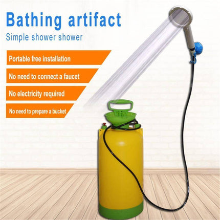 Outdoor Portable Self-Priming Simple Shower