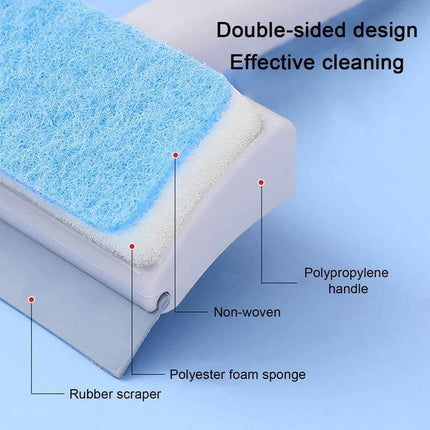 Double-sided Multifunctional Kitchen Brush Wiper Tool
