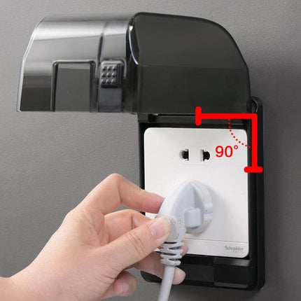 Bathroom Waterproof Large Transparent Socket Protective Box