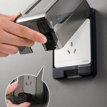 Bathroom Waterproof Large Transparent Socket Protective Box