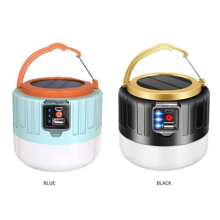 Outdoor Waterproof Solar Rechargeable Camping LED Lamp