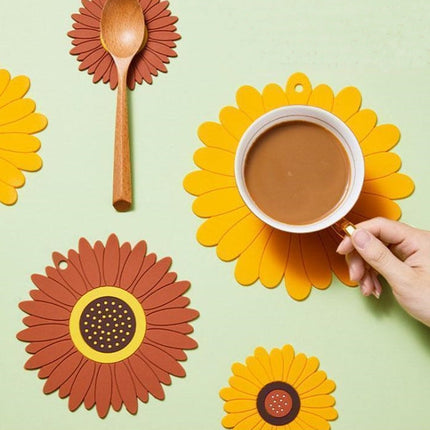 Multifunctional Sunflower Table Mat Coaster