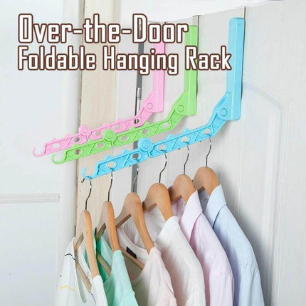 Foldable Over-The-Door Drying Hanging Rack