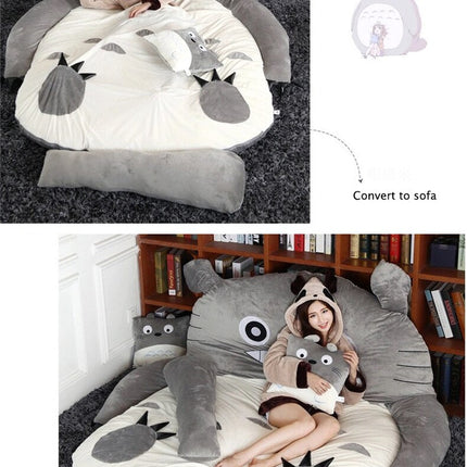 Cute Double Bed Cartoon Beanbag Sofa Bed