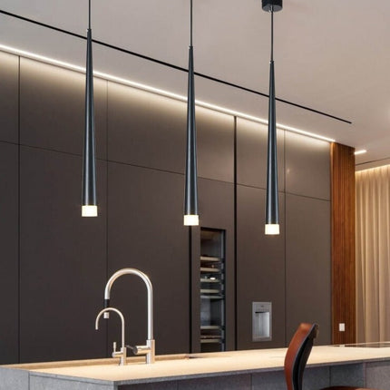 Nordic Long Downlight Elegant Led Chandelier