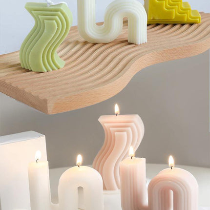 DIY Geometric Aromatic Candle Mold