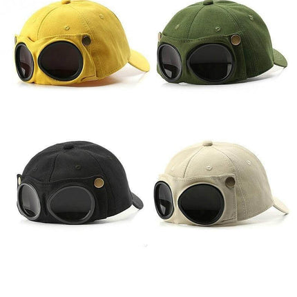 Cool Unisex Aviator Sunglasses Hat