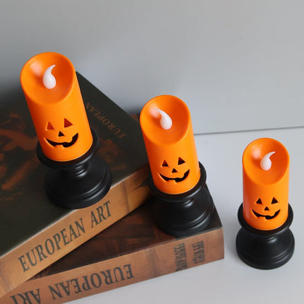 LED Scary Pumpkin Halloween Candle Light