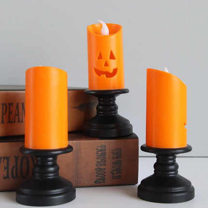 LED Scary Pumpkin Halloween Candle Light