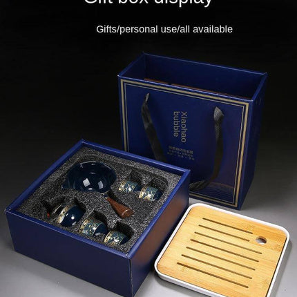 Unique Ceramic Moving Teapot Filter Set