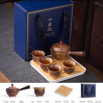 Unique Ceramic Moving Teapot Filter Set